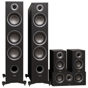 Комплект акустики 5.0 Taga Harmony TAV-607F+C+S Black - HI-FI BY