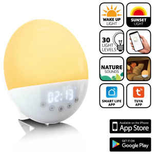 Умные радиочасы с подсветкой Lenco CRW-110WH - HI-FI BY