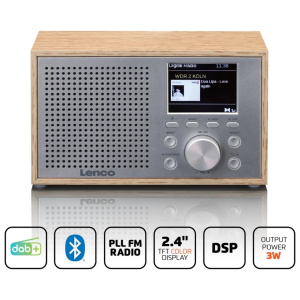 FM-радио Lenco DAR-017WH - HI-FI BY