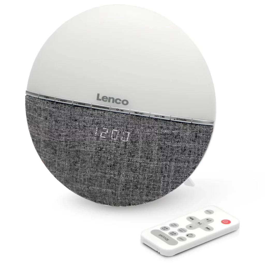 Умные радиочасы с подсветкой Lenco CRW-4GY