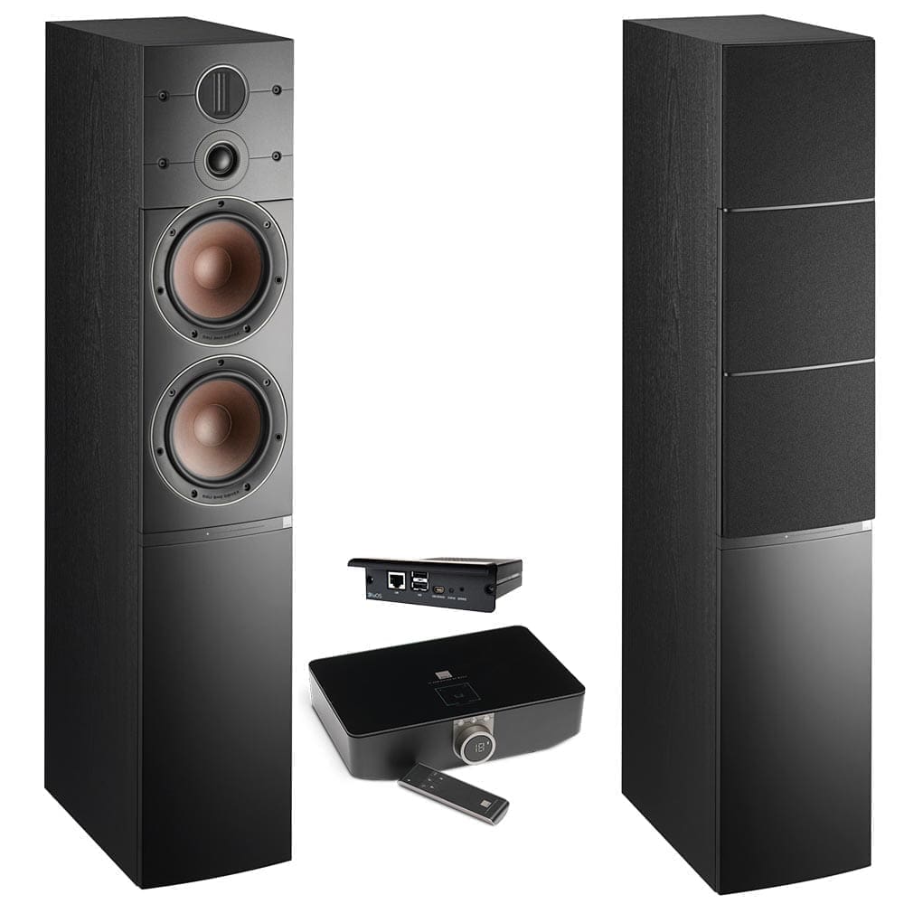 Напольная акустика Dali Callisto 6 C black + DALI Sound Hub + BluOS Module