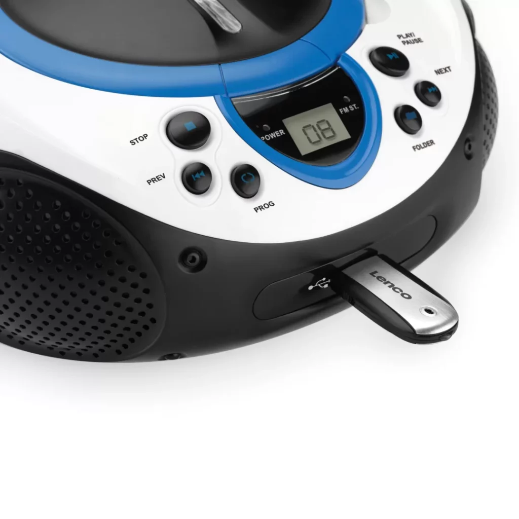 Бумбокс Lenco SCD-38 USB Blue