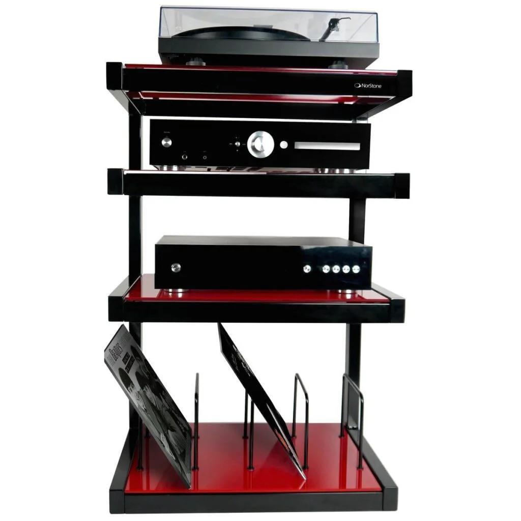 Стойка NorStone Esse Hifi VInyl Black/Red