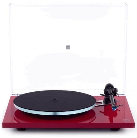 Проигрыватель виниловых пластинок Rega Planar 3 (RB-330, Exact) High Gloss red
