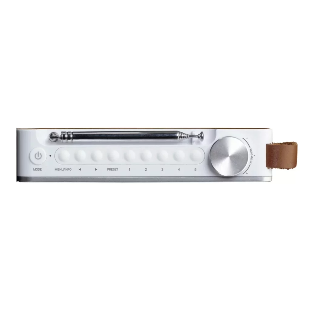 Портативное FM-радиo Lenco PDR-040BAMBOOWH