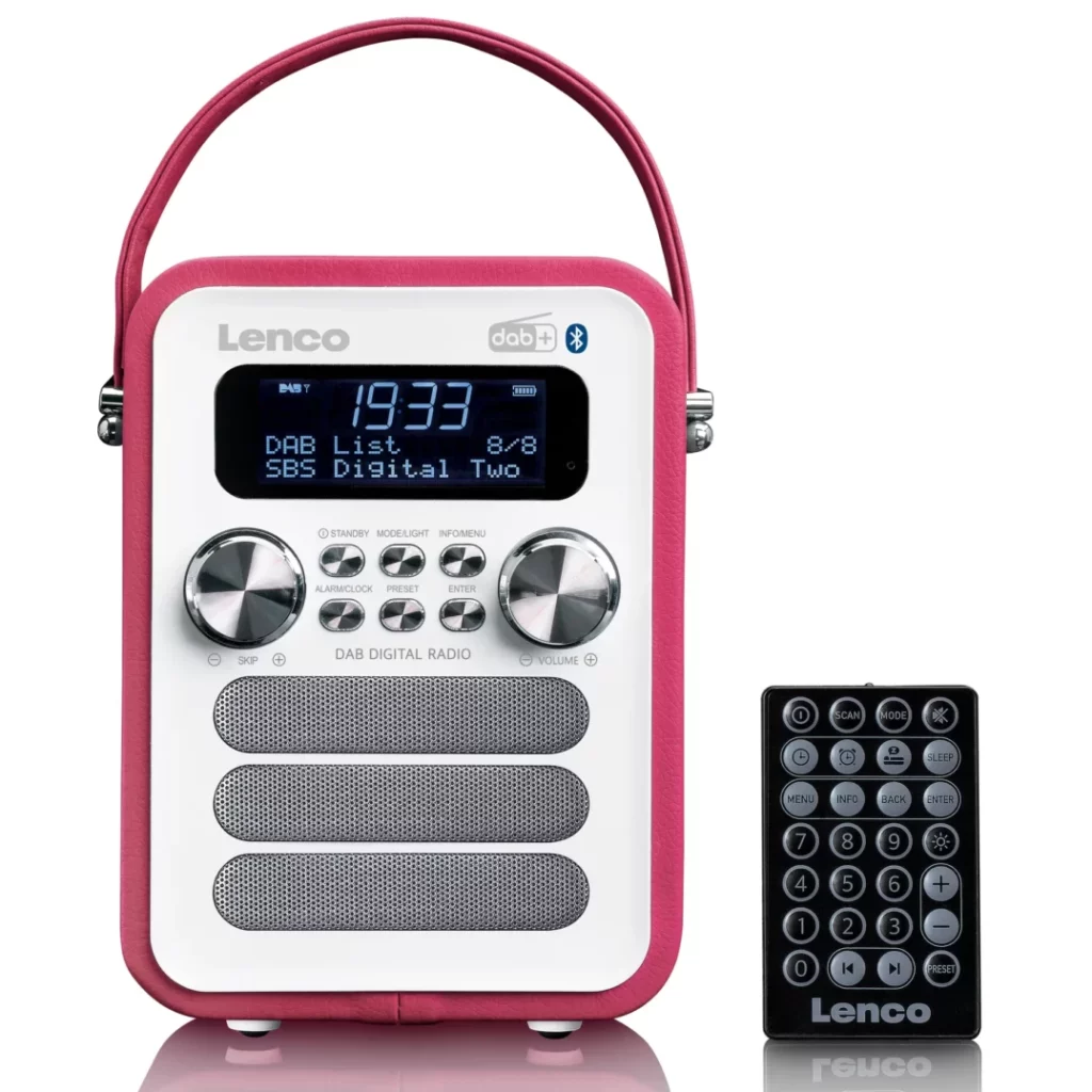 Портативное FM-радиo Lenco PDR-051PKWH