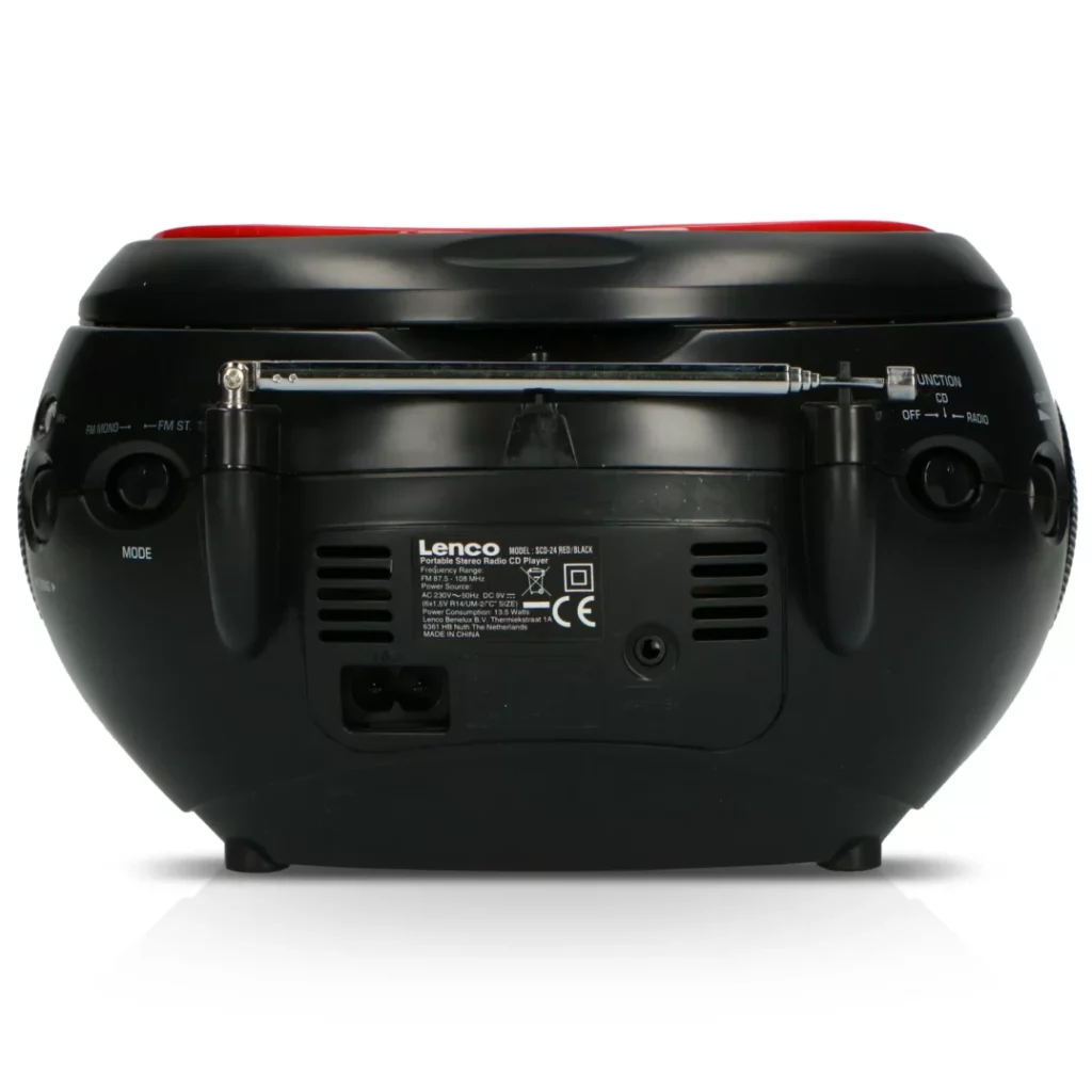 Бумбокс Lenco SCD-24 Red/Black