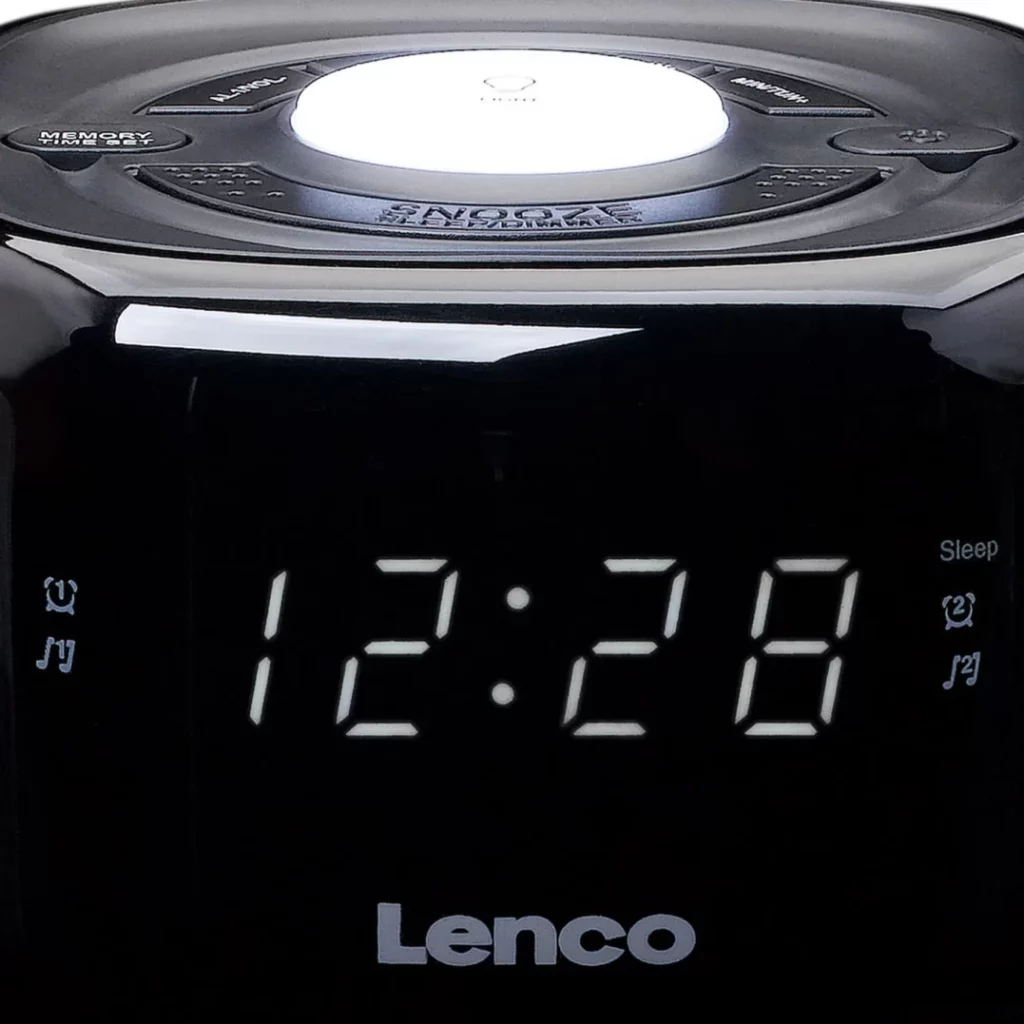 FM-радио, будильник Lenco CR-12BK