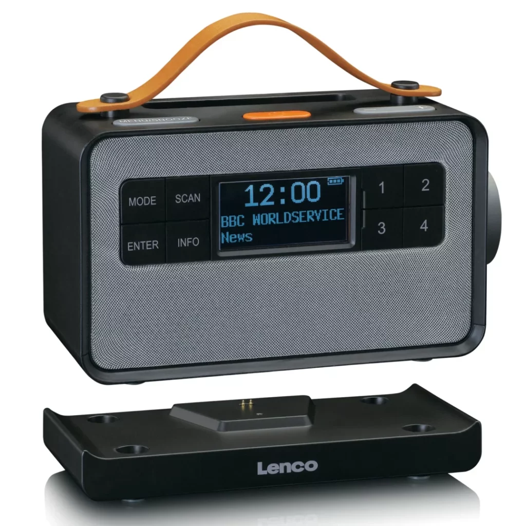 Портативное FM-радио Lenco PDR-065BK
