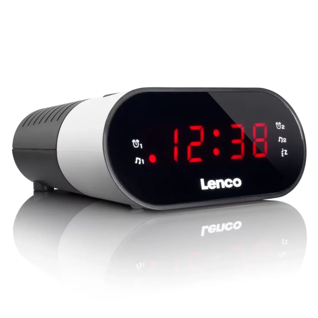 FM-радио, будильник Lenco CR-07 White