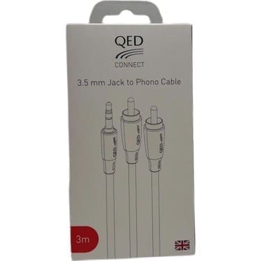 Межблочный кабель QED Connect J2P Mini Jack — 2 RCA [QE8117] 3m