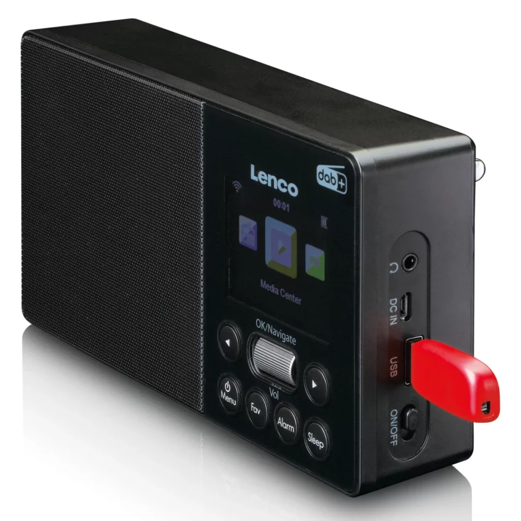 Портативное радиo Lenco PIR-510BK