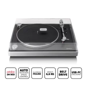 Виниловый проигрыватель Lenco L-455BK