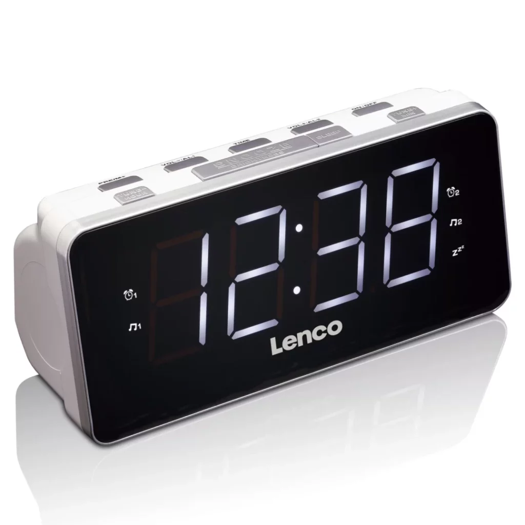 FM-радио, будильник Lenco CR-18WH