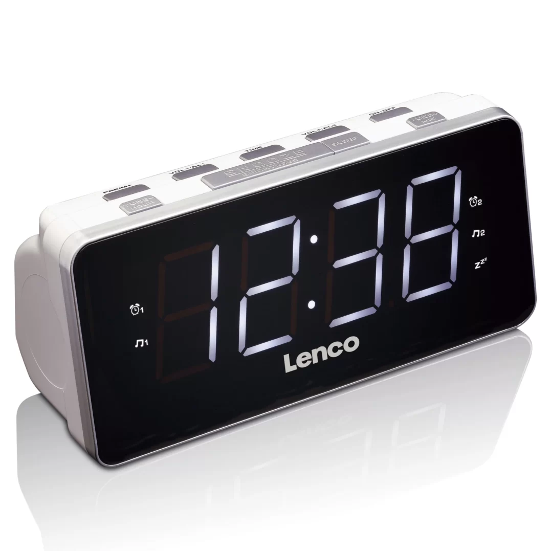 FM-радио, будильник Lenco CR-18WH