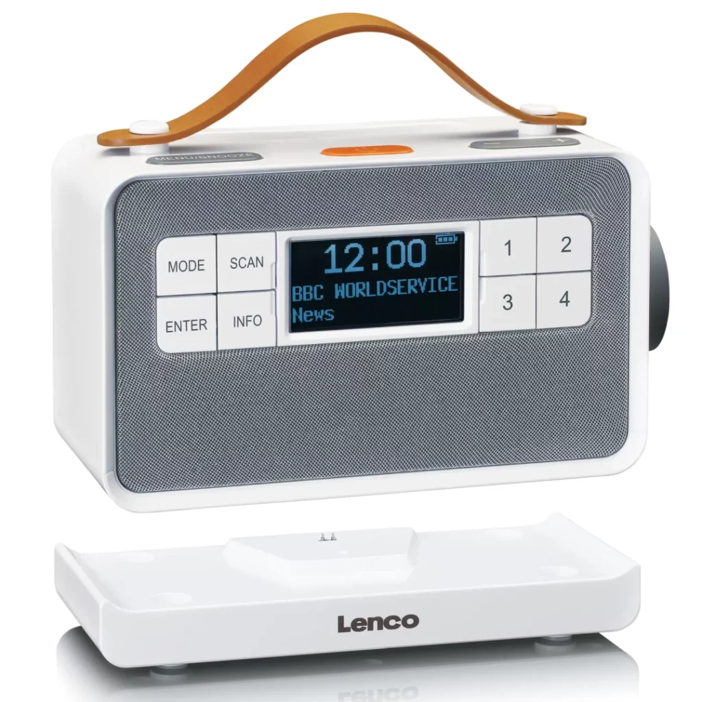 Портативное FM-радио Lenco PDR-065WH