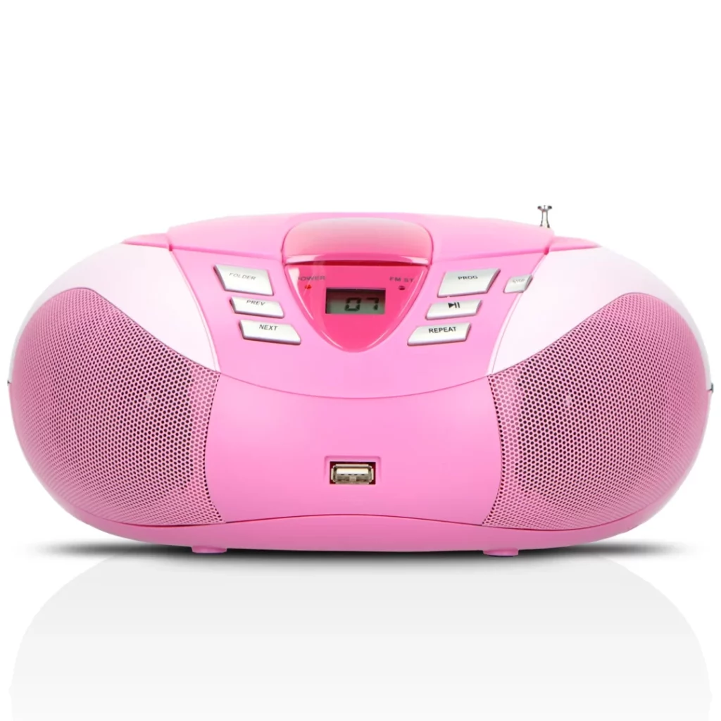 Бумбокс Lenco SCD-37 USB Pink