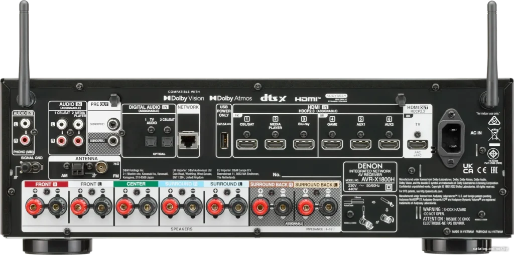 AV-ресивер Denon AVR-X1800H
