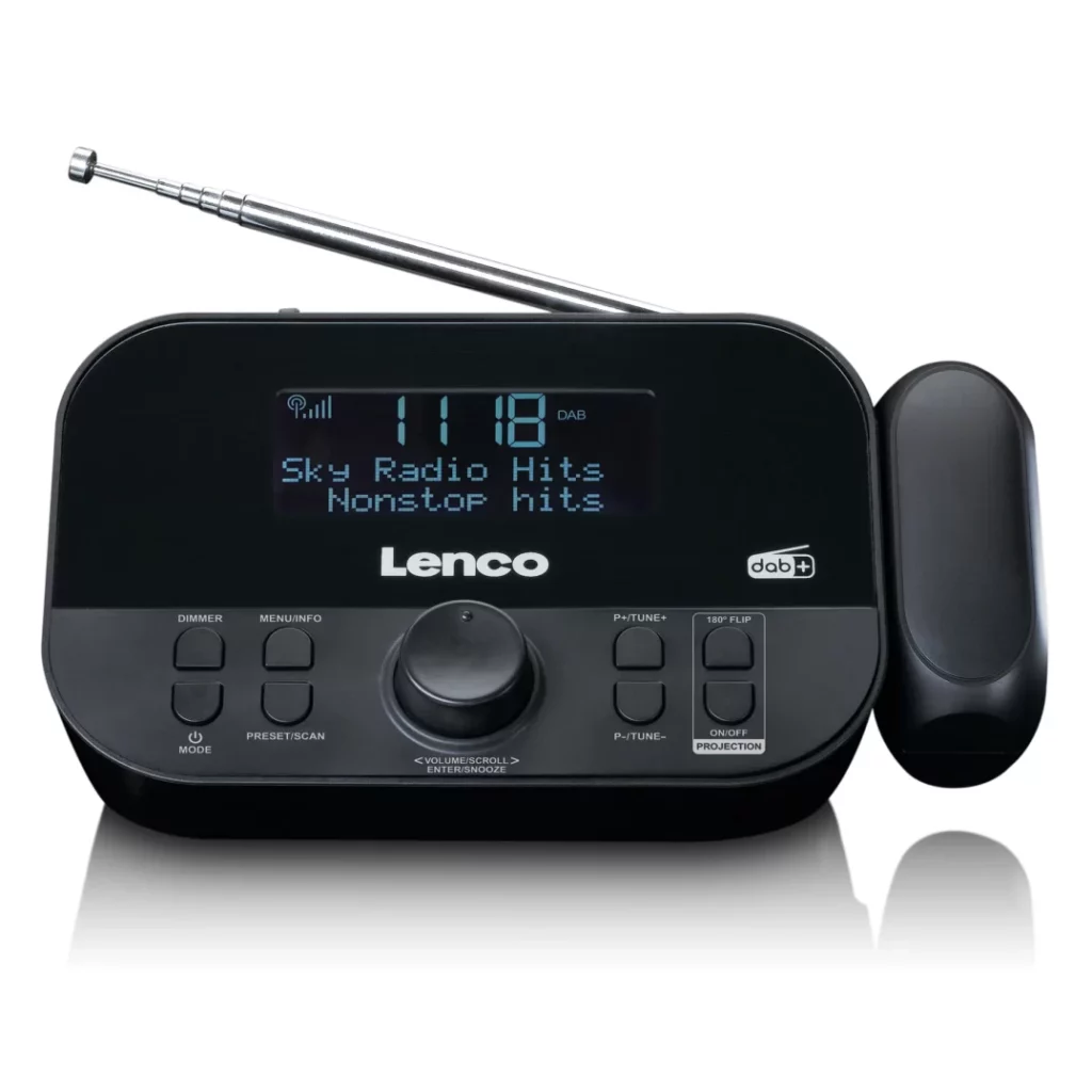 FM-радио, будильник Lenco CR-615BK