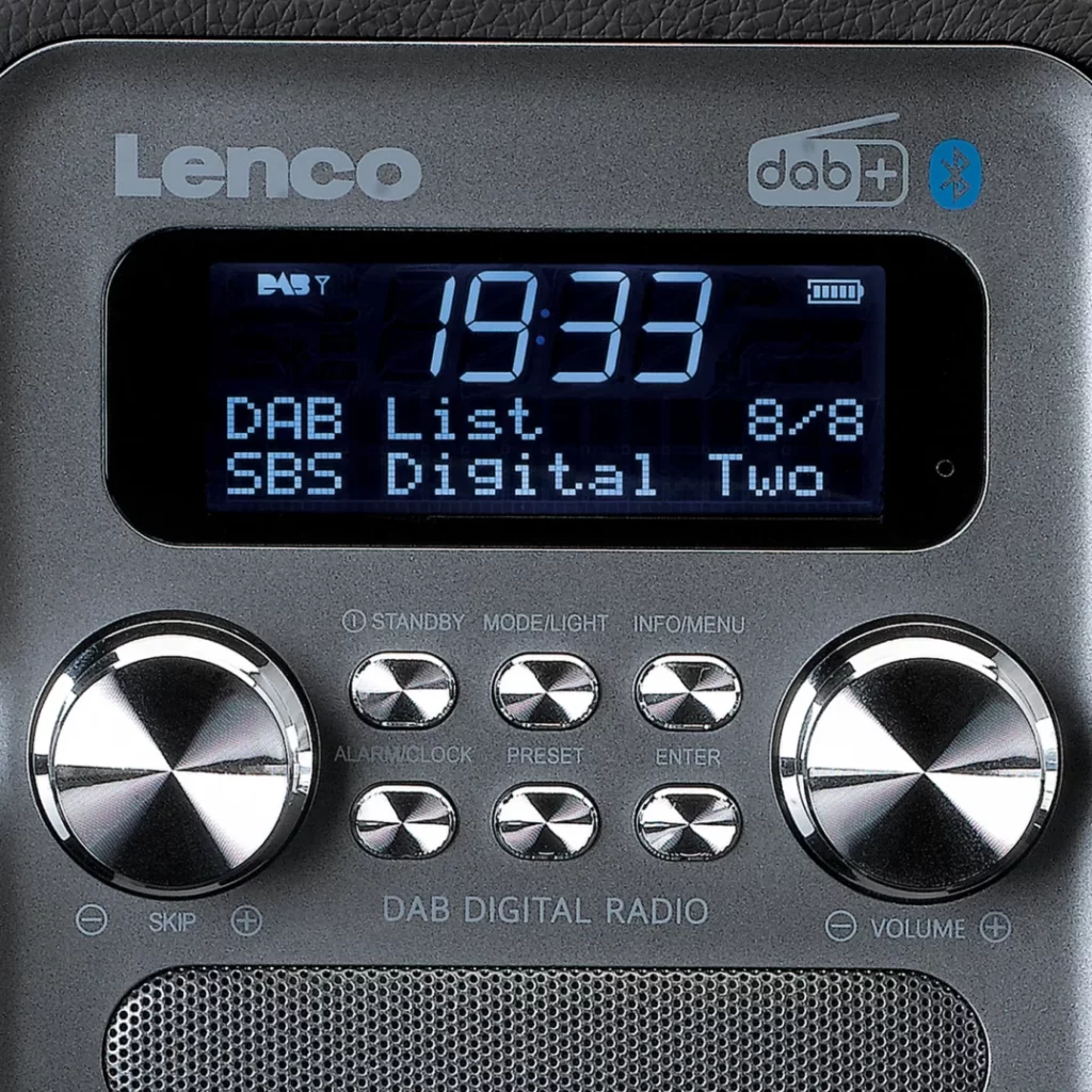 Портативное FM-радиo Lenco PDR-051BKSI