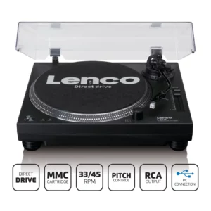 Виниловый проигрыватель Lenco L-3818BK