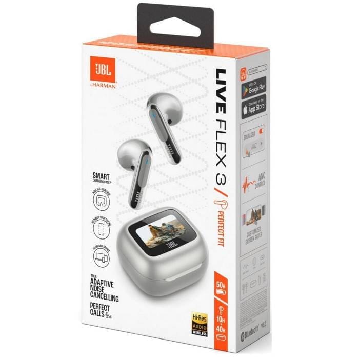 Беспроводные наушники JBL Live Flex 3 Silver