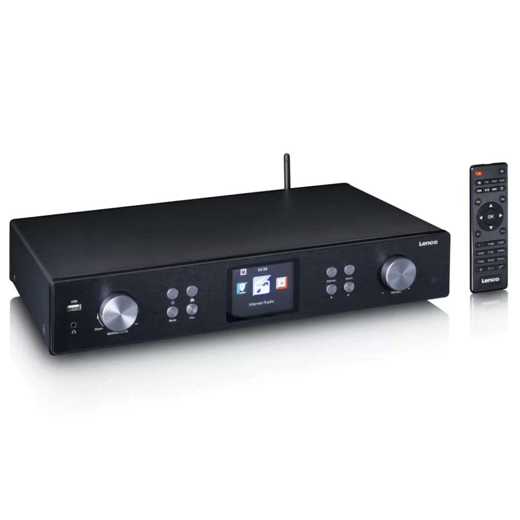 Сетевой проигрыватель Lenco DIR-250BK