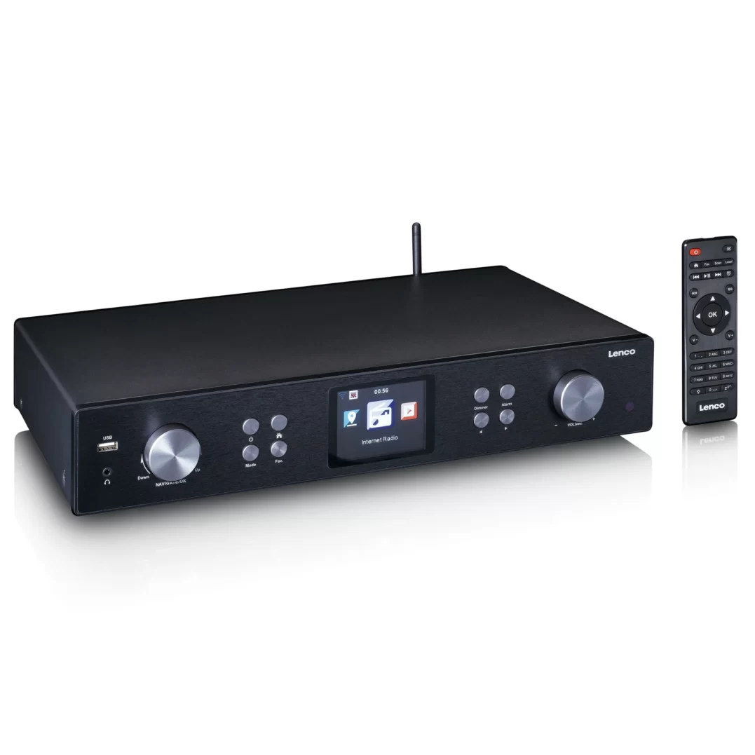 Сетевой проигрыватель Lenco DIR-250BK
