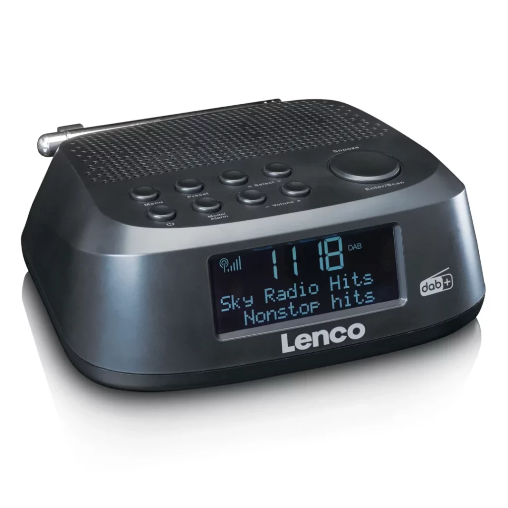 FM-радио, будильник Lenco CR-605BK