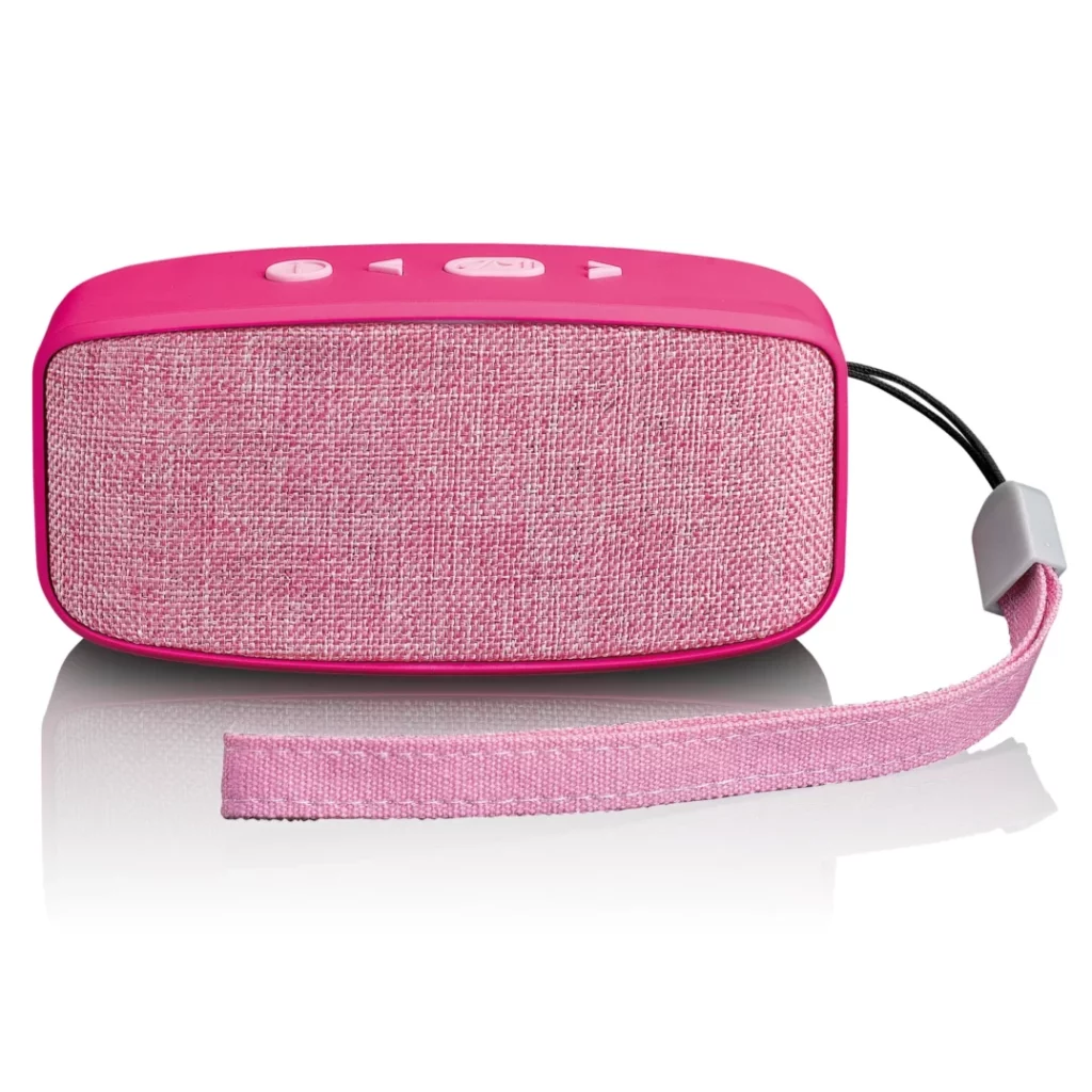 Портативная колонка Lenco BT-120 Pink