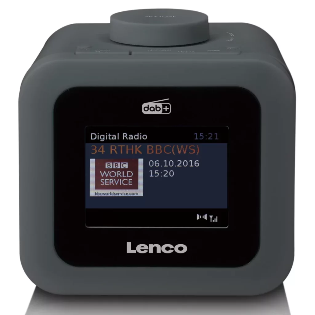 FM-радио, будильник Lenco CR-620GY
