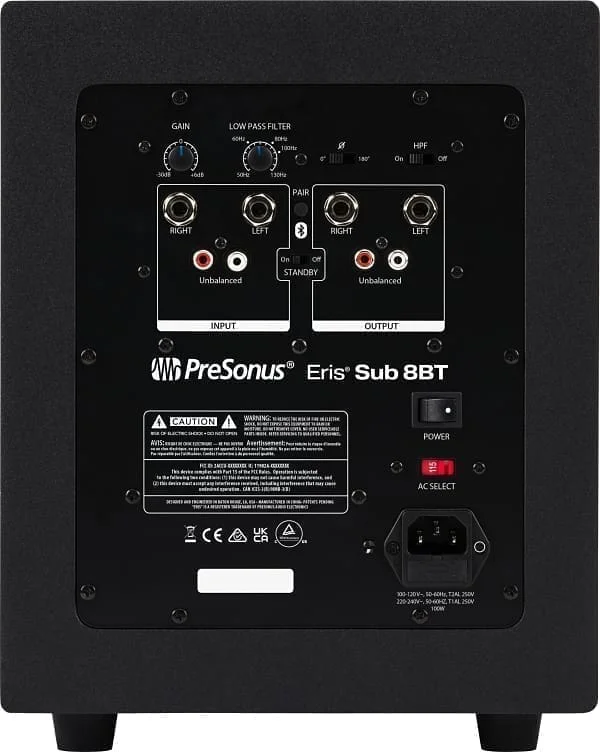 Сабвуфер активный PreSonus Eris Sub 8 BT