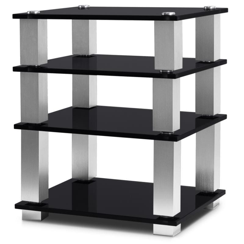 Стойка под Hi-Fi NorStone Square HiFi black glass/silver