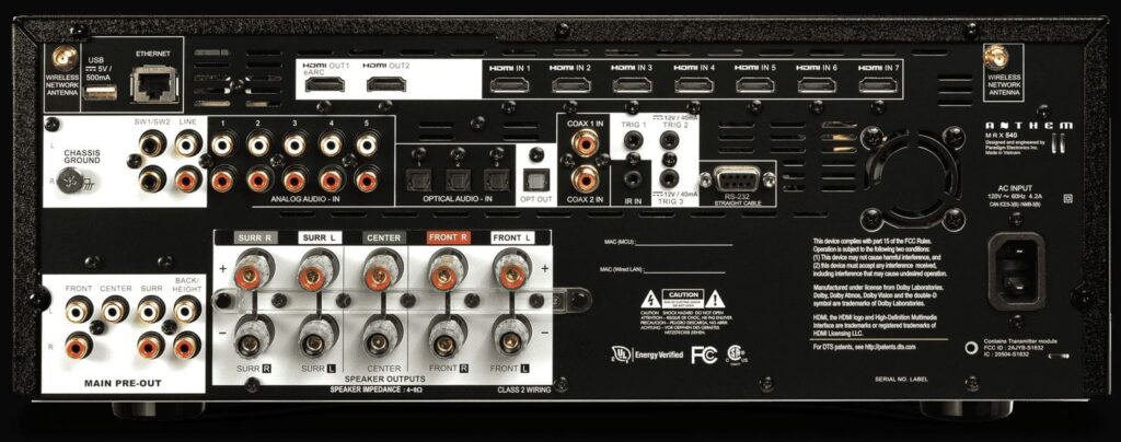 AV-ресивер Anthem MRX 540 8K