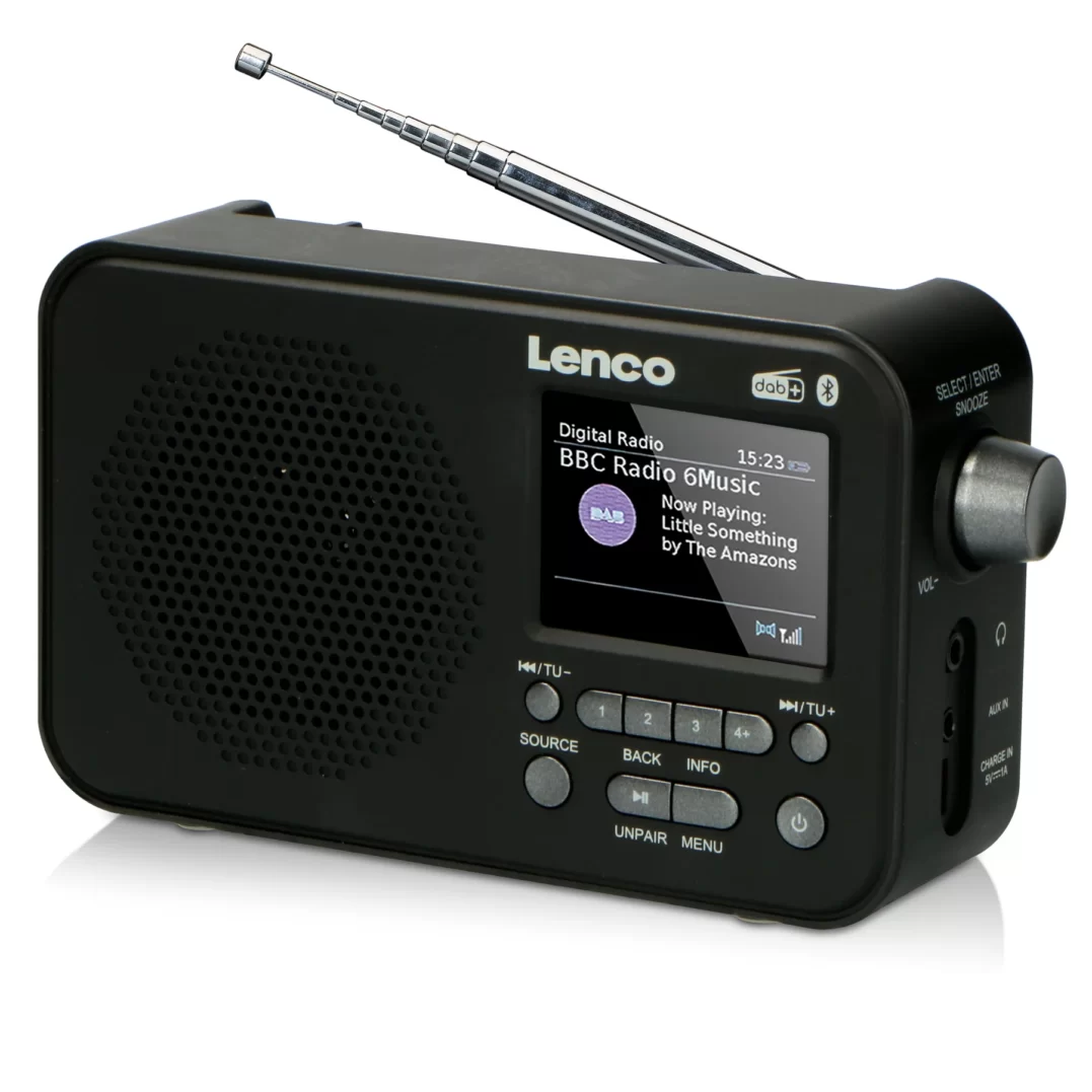 Портативное FM-радиo Lenco PDR-035BK