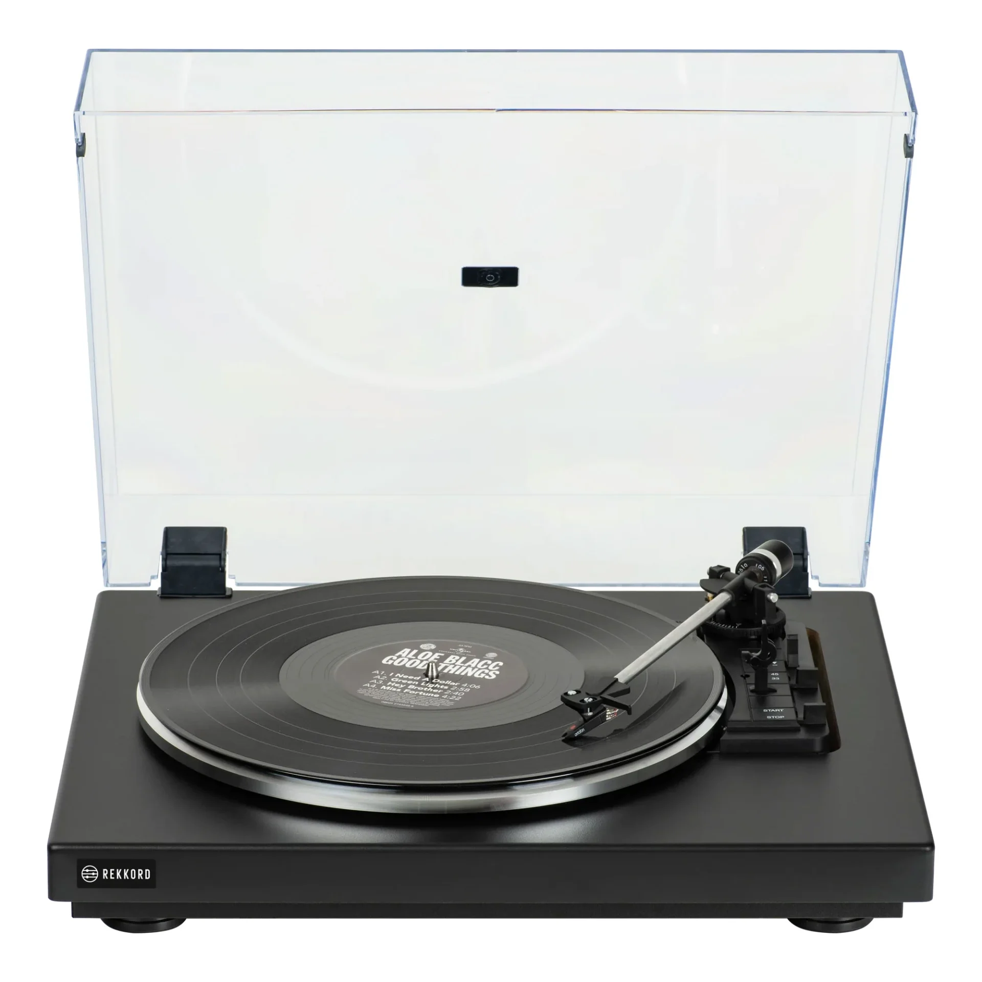 Проигрыватель винила REKKORD Audio F300 Satin Black (AT91)