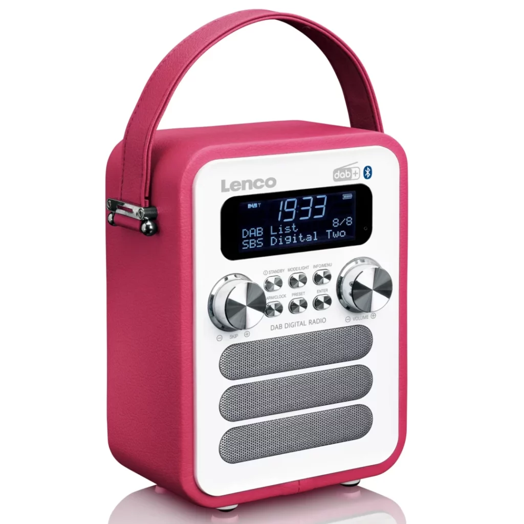 Портативное FM-радиo Lenco PDR-051PKWH