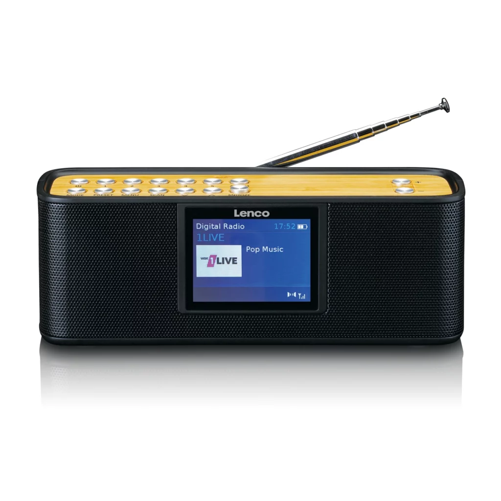 Портативное FM-радио Lenco PDR-045BK