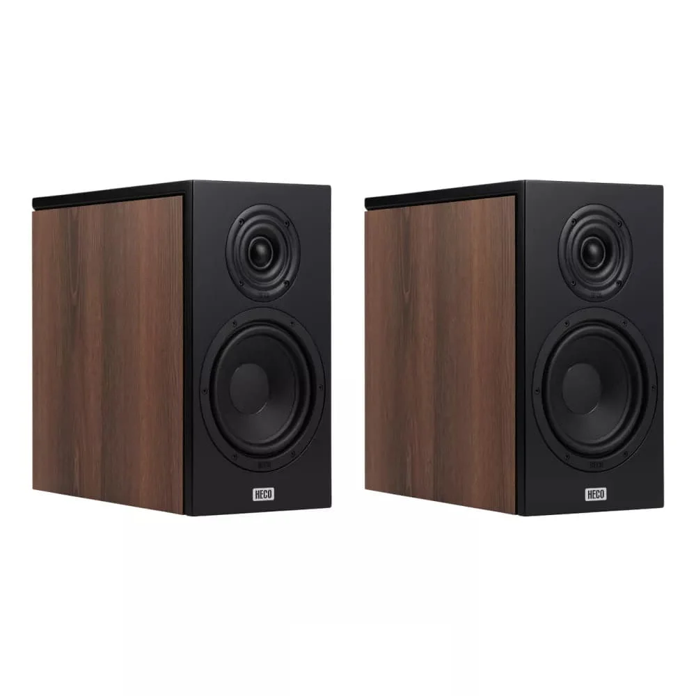 Полочная акустика Heco Aurora XT 300 Black / Walnut