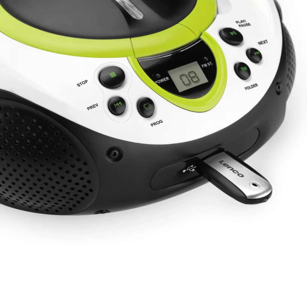 Бумбокс Lenco SCD-38 USB Green