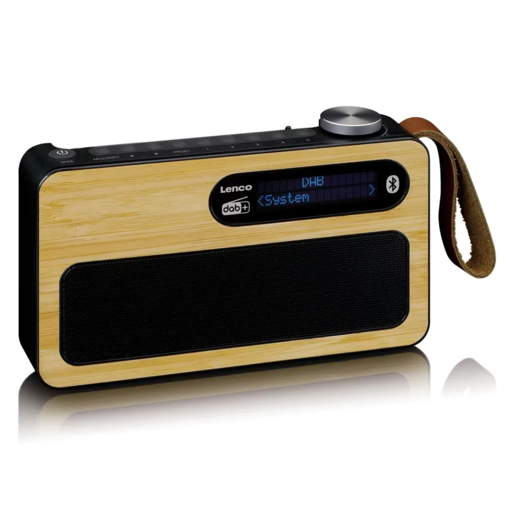 Портативное FM-радиo Lenco PDR-040BAMBOOBK