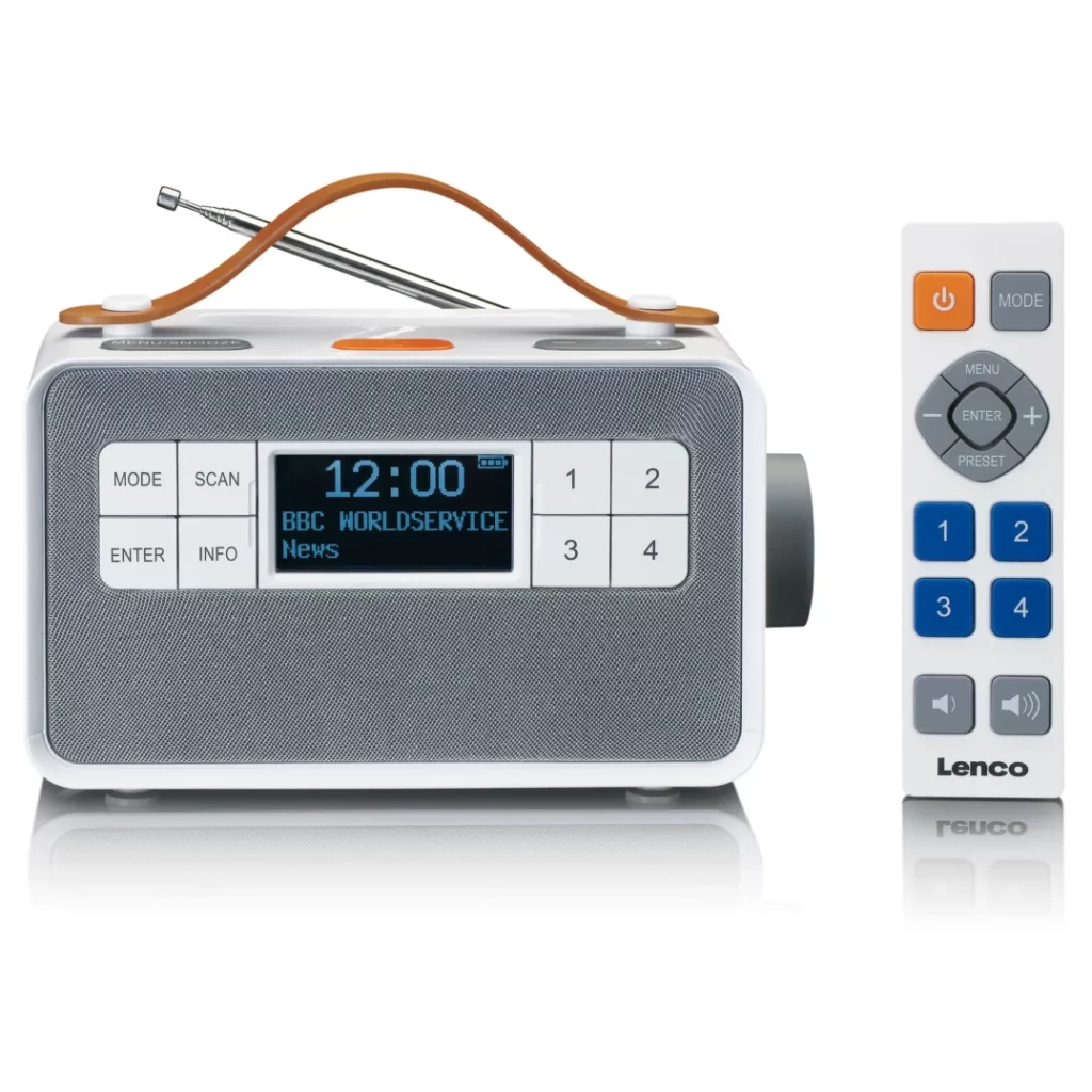 Портативное FM-радио Lenco PDR-065WH