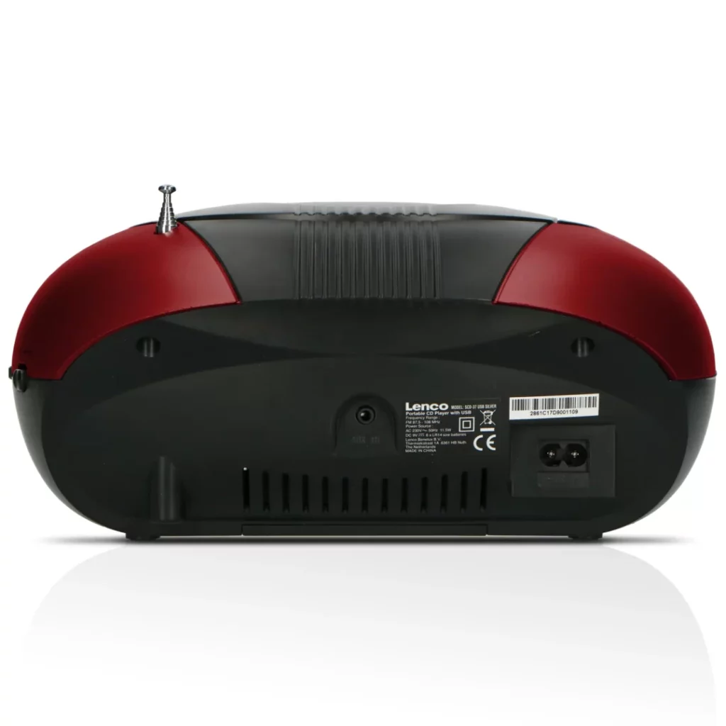 Бумбокс Lenco SCD-37 USB Red