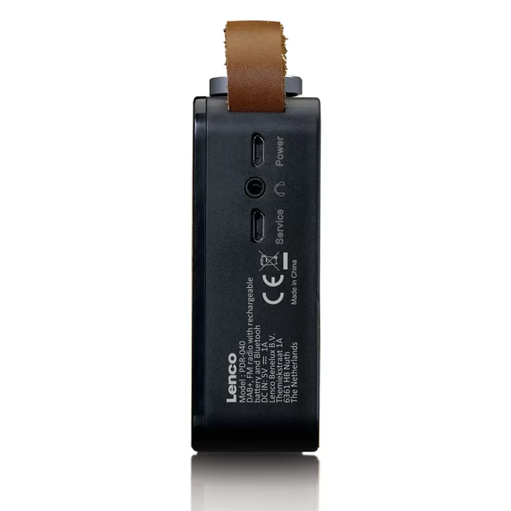 Портативное FM-радиo Lenco PDR-040BAMBOOBK