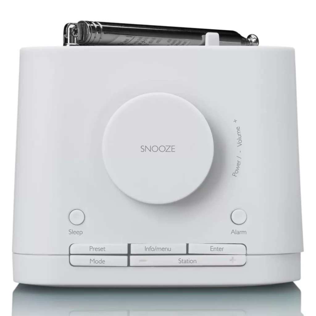 FM-радио, будильник Lenco CR-620WH
