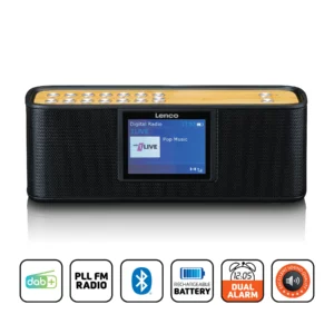 Портативное FM-радио Lenco PDR-045BK