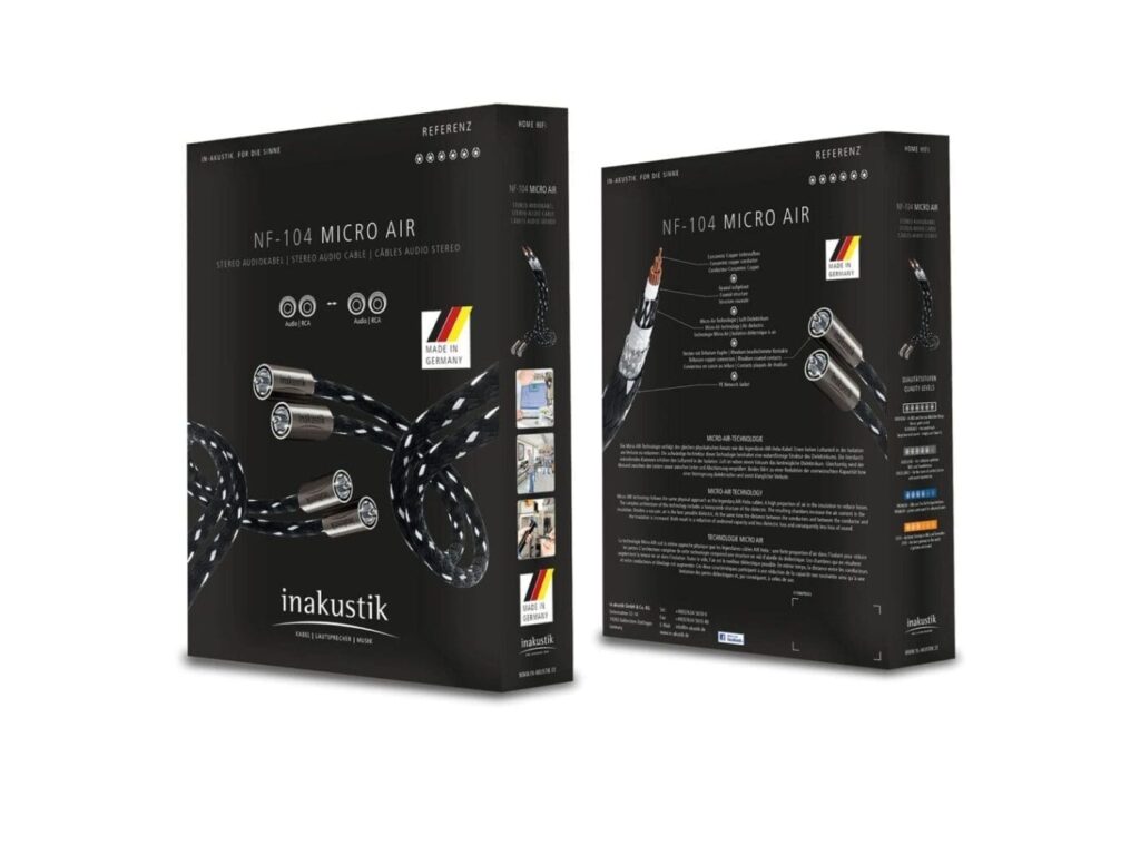 Кабель межблочный аудио In-Akustik Referenz NF-104 Micro AIR, 0.75 m, RCA