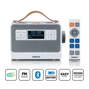 Портативное FM-радио Lenco PDR-065WH