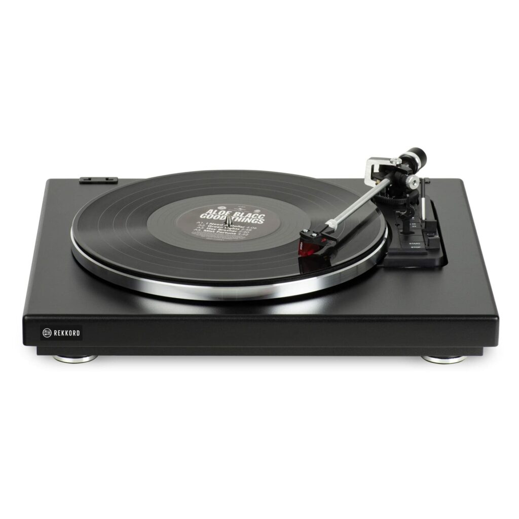Проигрыватель винила REKKORD Audio F400 Satin Black (2M Red)