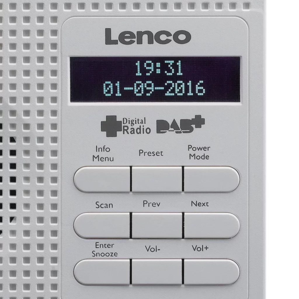 Портативное FM-радиo Lenco PDR-020WH